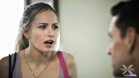 Scarlett Sage shocked expression in steamy stepdaughter Truth or Dare scene