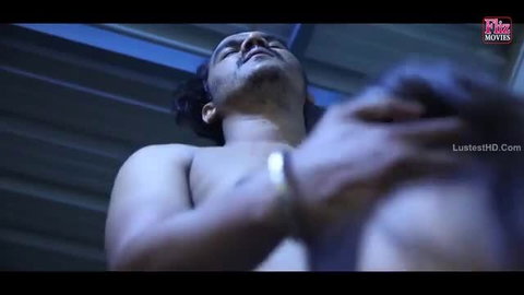 Hot Indian couple in intense close-up sex, woman gropes man's face